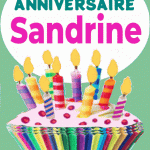 Joyeux Anniversaire Sandrine gif