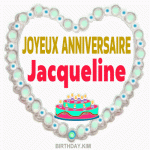 Joyeux Anniversaire Jacqueline gif