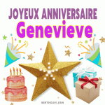 Joyeux Anniversaire Geneieve gif