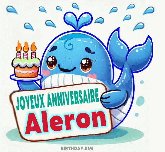 Joyeux Anniversaire Aleron gif