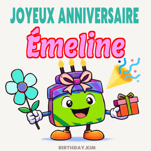 Joyeux Anniversaire Émeline Gif