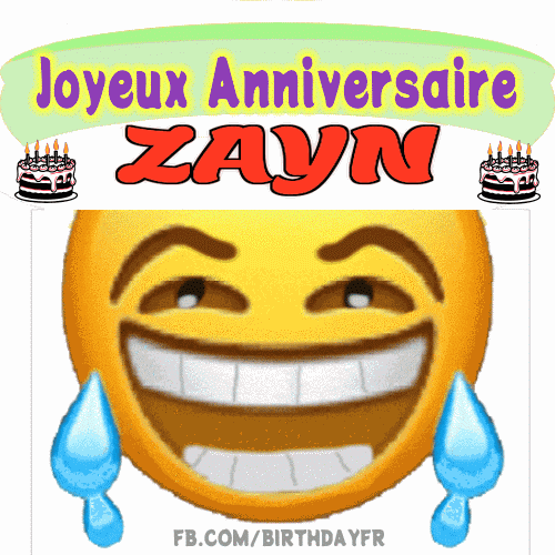 Joyeux Anniversaire Zayn Gif