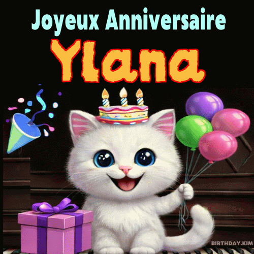 Joyeux Anniversaire Ylana gif