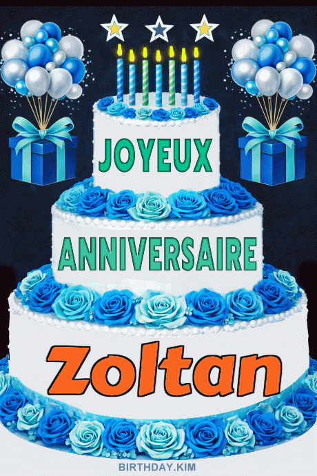 Joyeux Anniversaire Zoltan gif