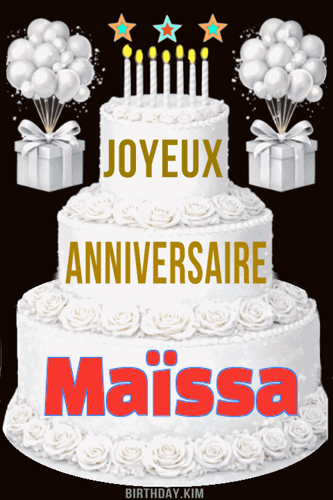 Joyeux Anniversaire Maïssa gif