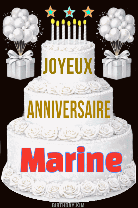 Joyeux Anniversaire Marine