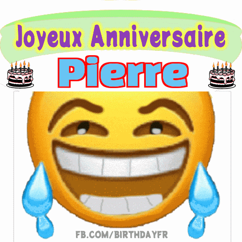 Joyeux anniversaire Pierre gif
